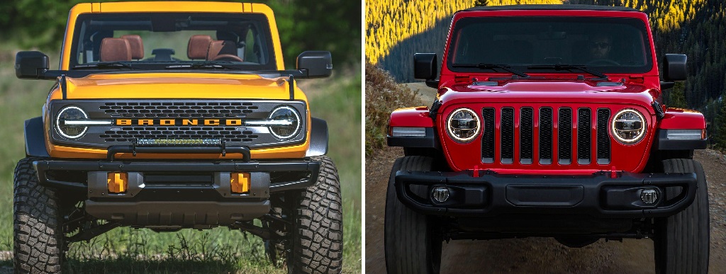 2021 Jeep Wrangler vs. 2021 Ford Bronco