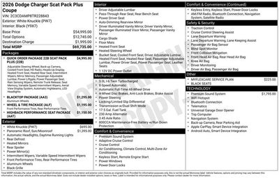 2026 Dodge Charger Scat Pack Plus