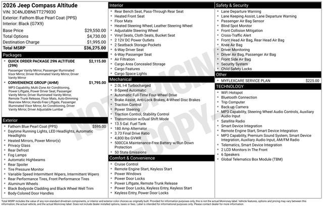 2026 Jeep Compass Latitude