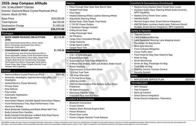 2026 Jeep Compass Latitude