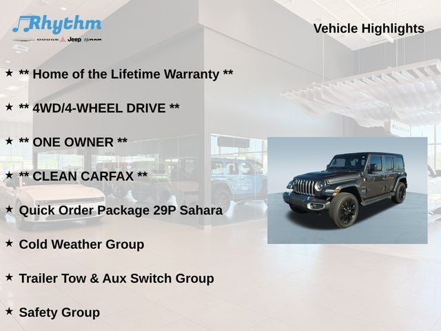 2023 Jeep Wrangler 4xe Sahara 4x4
