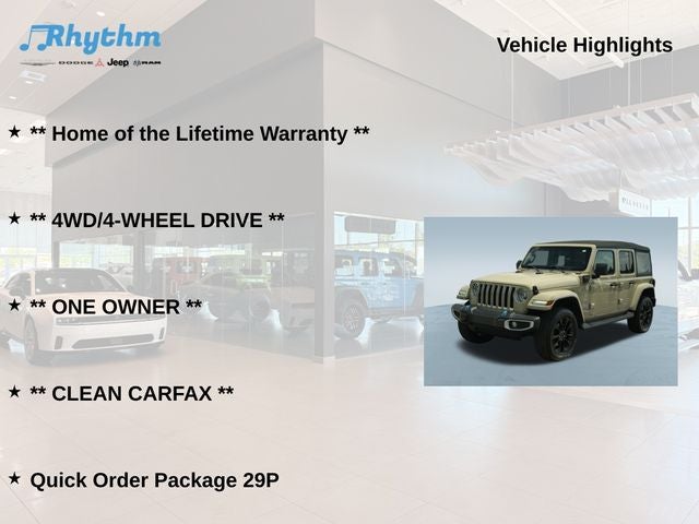 2022 Jeep Wrangler 4xe Unlimited Sahara 4x4