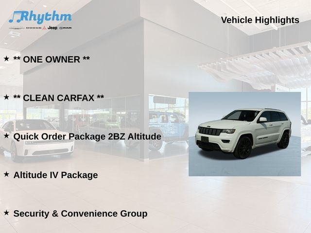 2018 Jeep Grand Cherokee Altitude 4x2
