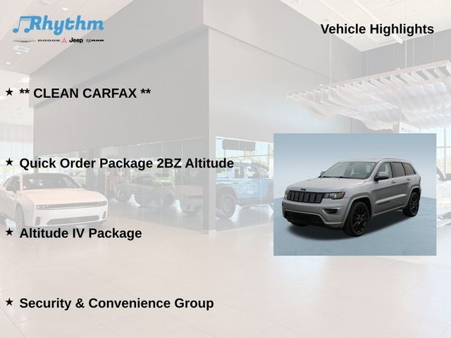 2019 Jeep Grand Cherokee Altitude 4x2