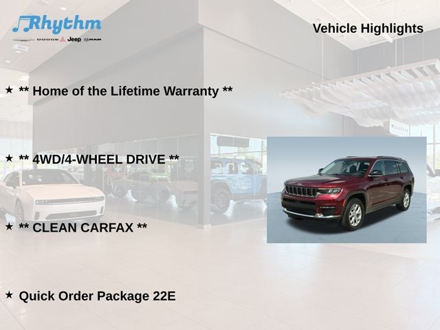 2022 Jeep Grand Cherokee L Limited 4x4