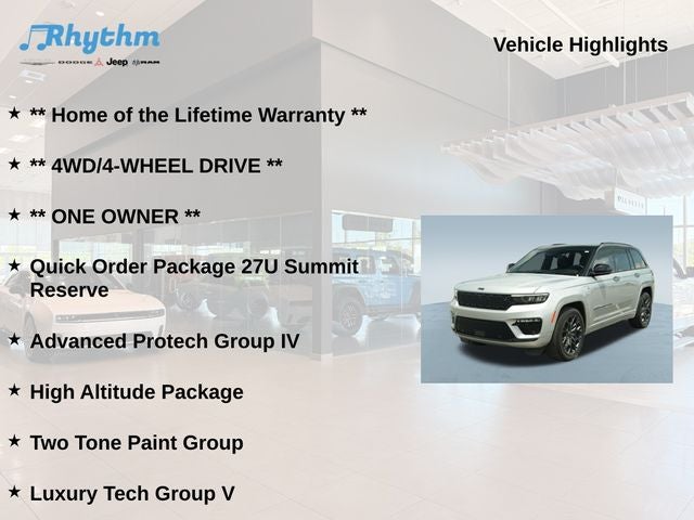 2023 Jeep Grand Cherokee 4xe Summit Reserve