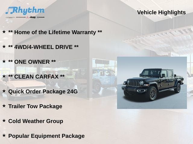 2022 Jeep Gladiator Overland 4x4