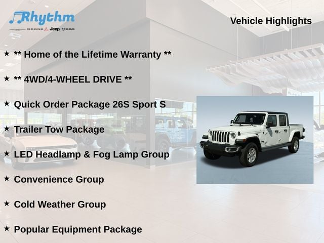 2022 Jeep Gladiator Sport S 4x4
