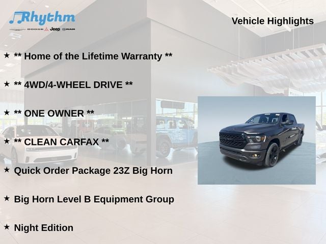 2024 RAM 1500 Big Horn Crew Cab 4x4 5'7' Box