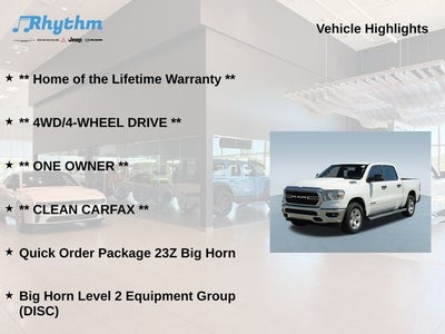 2023 RAM 1500 Big Horn Crew Cab 4x4 5'7' Box