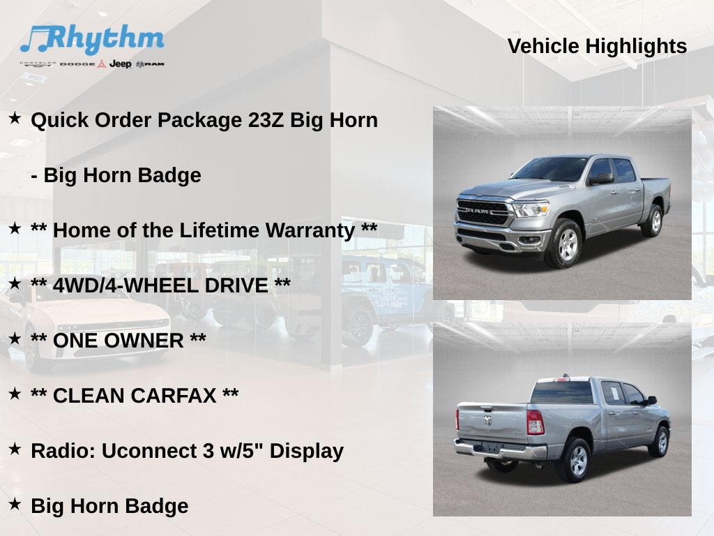 2022 RAM Ram 1500 Big Horn/Lone Star