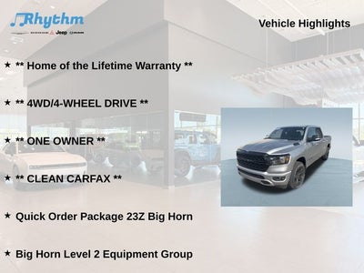 2022 RAM 1500 Big Horn Crew Cab 4x4 5'7' Box