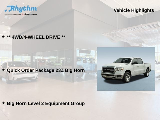 2022 RAM 1500 Big Horn Crew Cab 4x4 5'7' Box