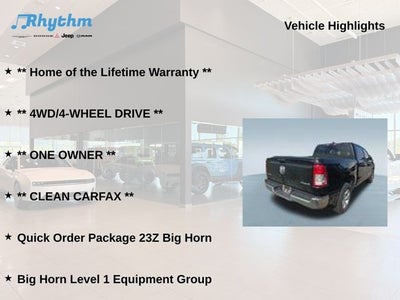 2023 RAM 1500 Big Horn Crew Cab 4x4 5'7' Box
