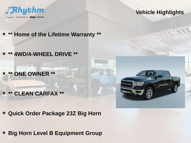 2023 RAM 1500 Big Horn Crew Cab 4x4 5'7' Box