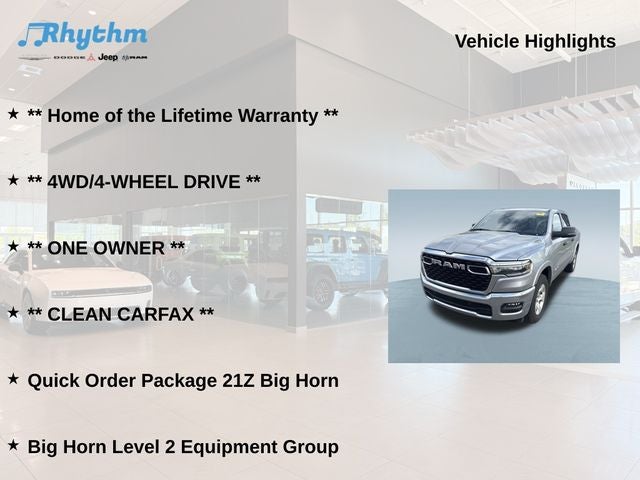 2025 RAM 1500 Big Horn Crew Cab 4x4 5'7' Box