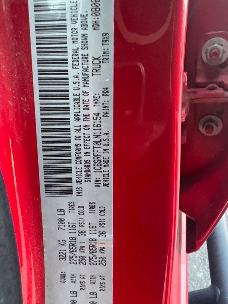 2020 RAM Ram 1500 Big Horn/Lone Star