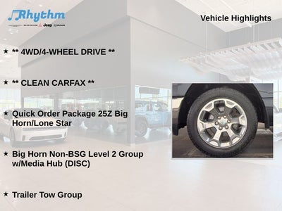 2019 RAM 1500 Big Horn/Lone Star Crew Cab 4x4 5'7' Box