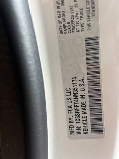 2022 RAM 1500 Big Horn Crew Cab 4x4 5'7' Box