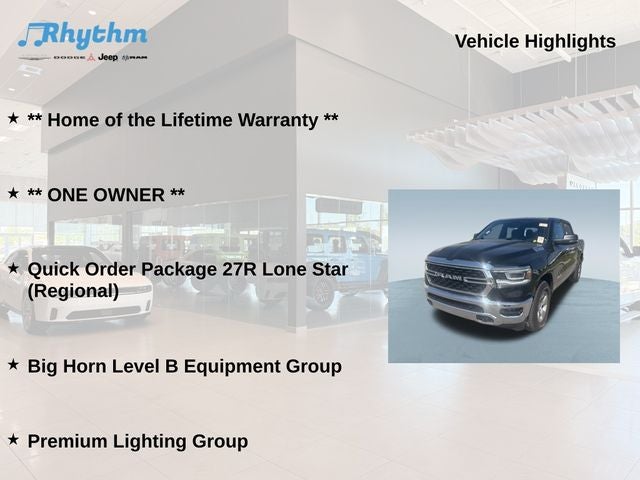 2023 RAM 1500 Lone Star Crew Cab 4x4 5'7' Box