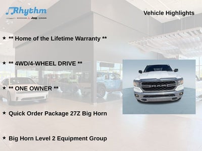 2022 RAM 1500 Big Horn Crew Cab 4x4 5'7' Box