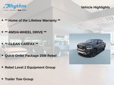 2019 RAM 1500 Rebel Crew Cab 4x4 5'7' Box