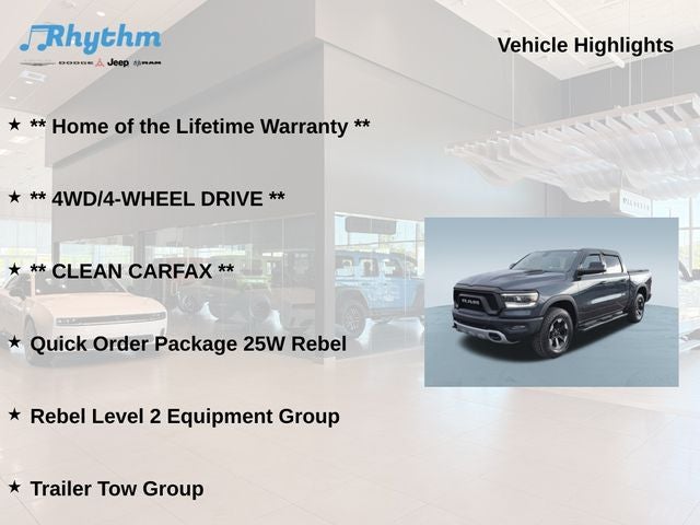 2019 RAM 1500 Rebel Crew Cab 4x4 5'7' Box