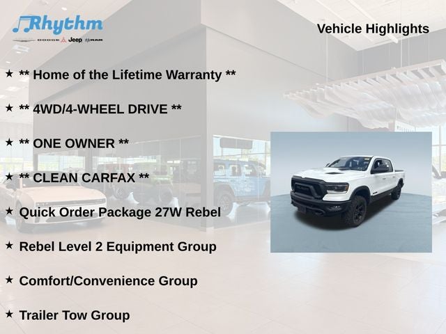 2022 RAM 1500 Rebel Crew Cab 4x4 5'7' Box