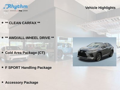 2022 Lexus RX 350 F SPORT Handling