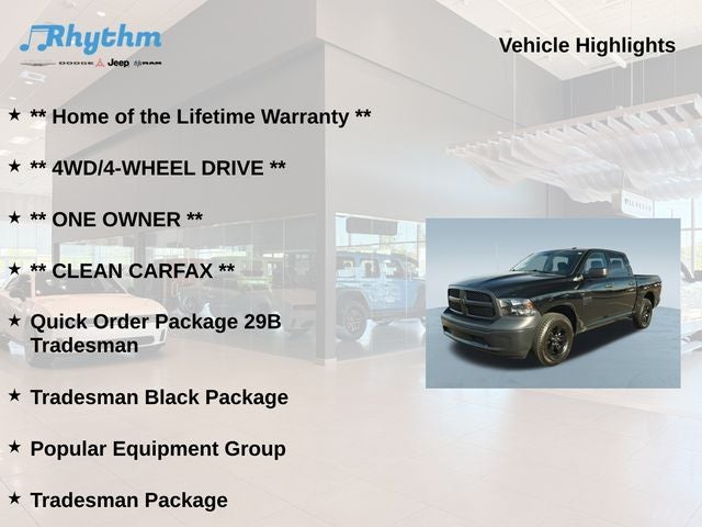 2023 RAM 1500 Classic Tradesman Crew Cab 4x4 5'7' Box