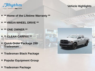 2023 RAM 1500 Classic Tradesman Crew Cab 4x4 5'7' Box