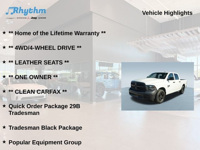 2023 RAM 1500 Classic Tradesman Crew Cab 4x4 5'7' Box