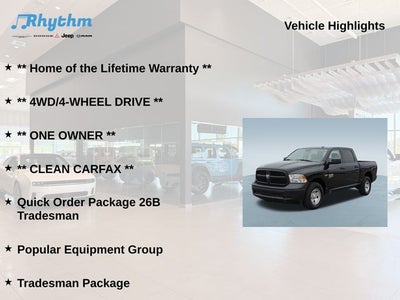 2023 RAM 1500 Classic Tradesman Crew Cab 4x4 5'7' Box