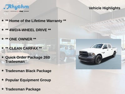 2023 RAM 1500 Classic Tradesman Crew Cab 4x4 5'7' Box