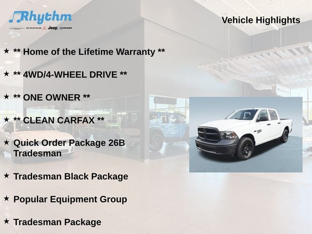 2023 RAM 1500 Classic Tradesman Crew Cab 4x4 5'7' Box