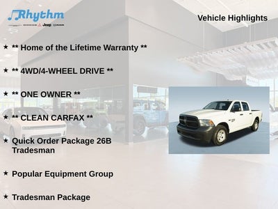 2023 RAM 1500 Classic Tradesman Crew Cab 4x4 5'7' Box