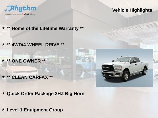 2024 RAM 2500 Big Horn Crew Cab 4x4 6'4' Box