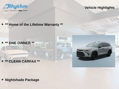2025 Toyota Grand Highlander Hybrid Nightshade Edition