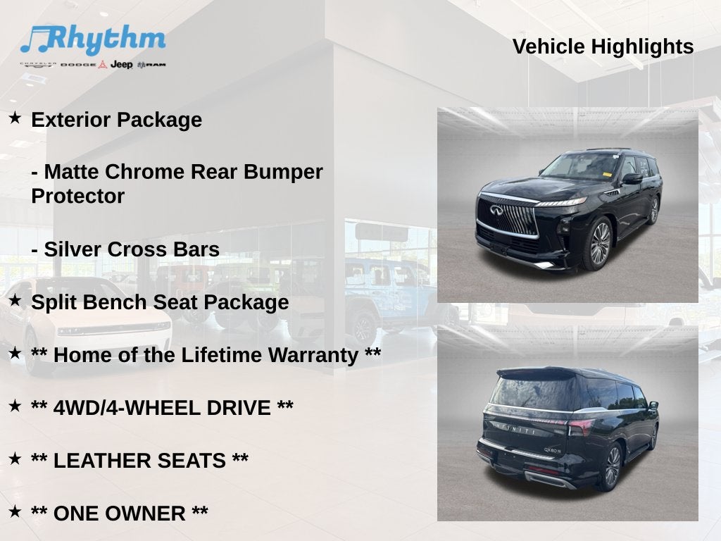 2025 INFINITI QX80 SENSORY