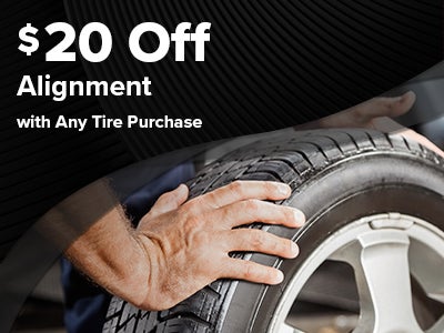 $20 Off Alignment with Any Tire Purchase