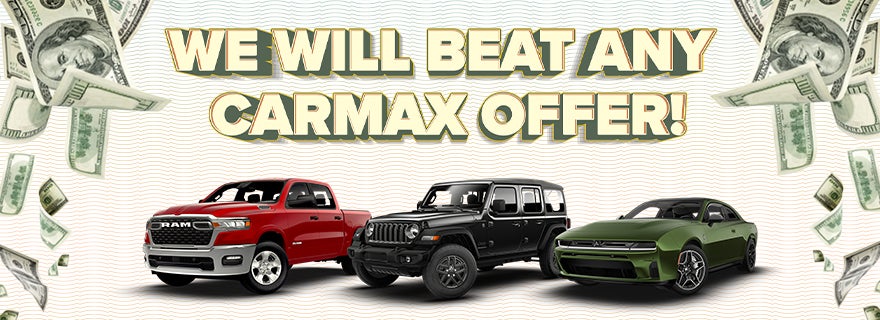 We Will Beat Any Carmax Offer!