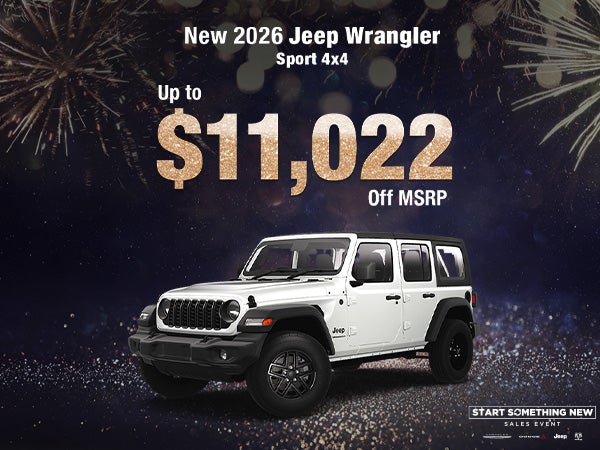 New 2026 Jeep Wrangler Sport 4x4