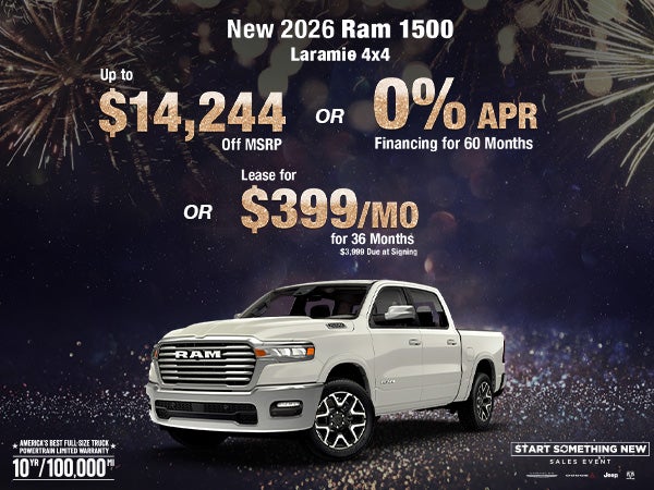 New 2026 Ram 1500 Laramie 4x4