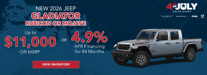 New 2026 Jeep Gladiator