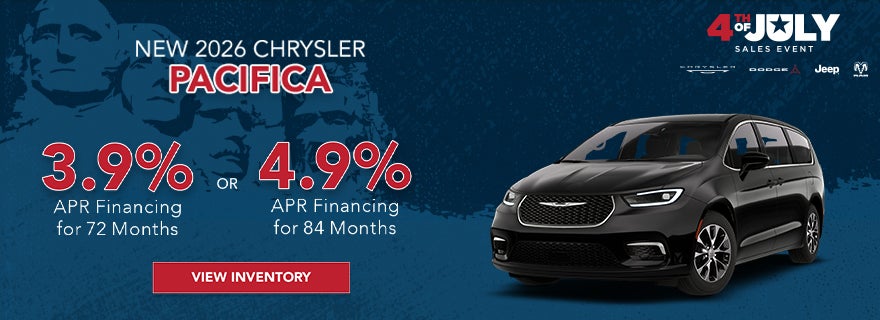 New 2026 Chrysler Pacifica