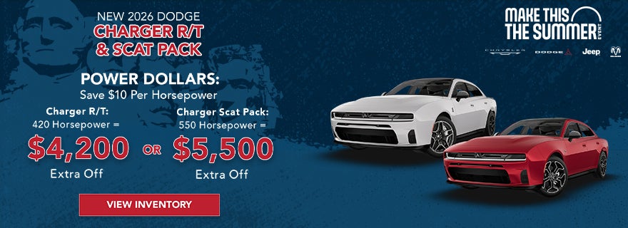 New 2026 Dodge Charger R/T & Scat Pack