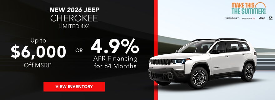 New 2026 Jeep Cherokee Limited 4x4