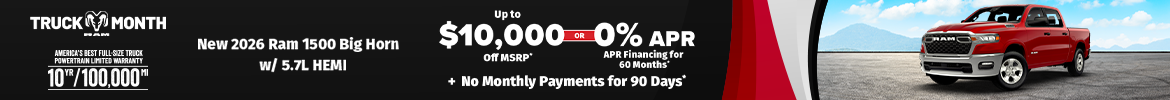 New 2026 Ram 1500 Big Horn w/ 5.7L HEMI