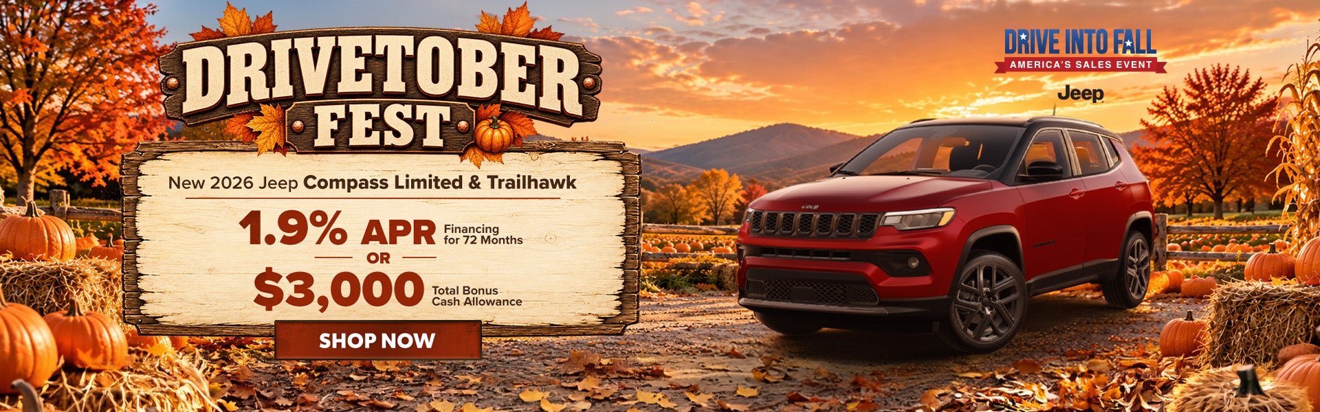 New 2026 Jeep Compass Limited & Trailhawk