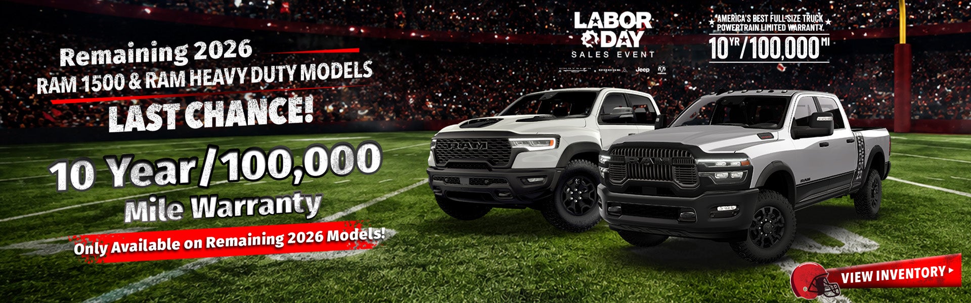 Remaining 2026 Ram 1500 & Ram Heavy Duty Models